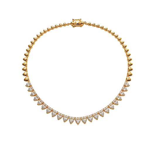 Diamond & Gold Necklace