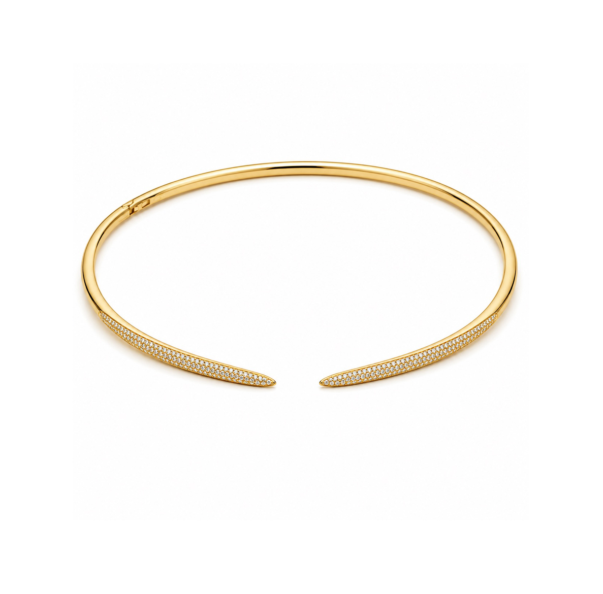 Pave Diamond Chocker Necklace