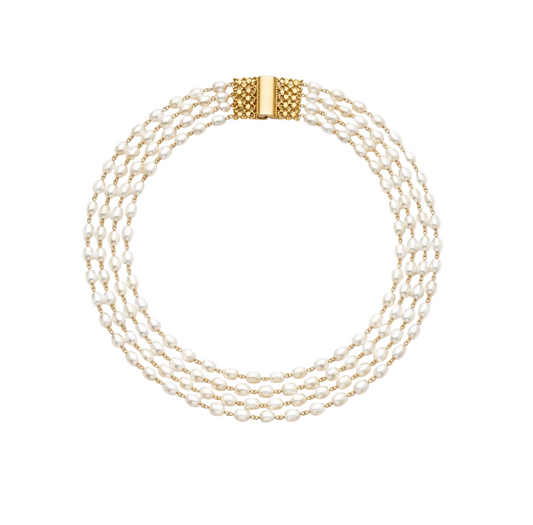 Multi Strand Pearl Necklace