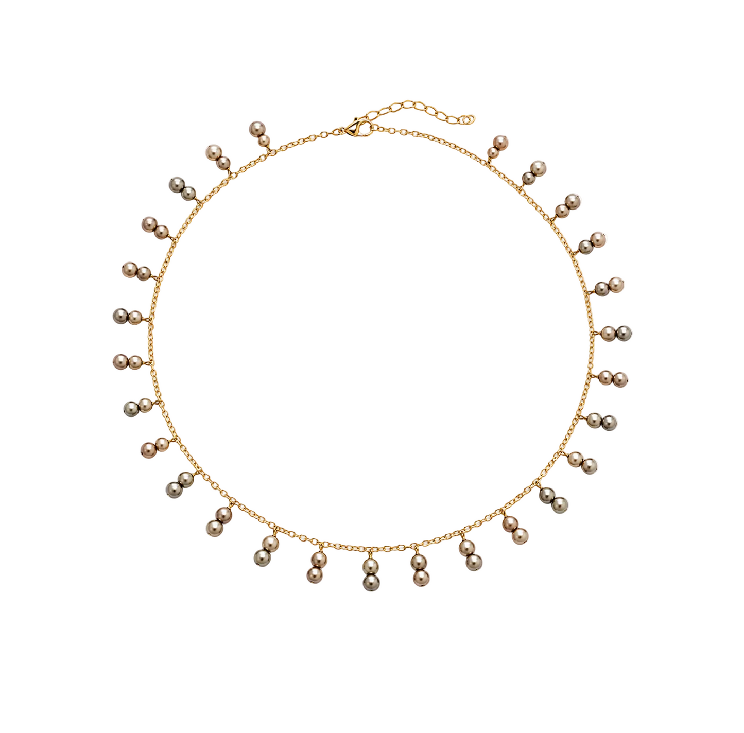 Moon Drops Pearl Necklace