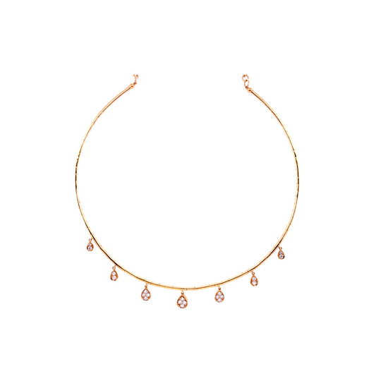 Rose Gold & Diamond Choker