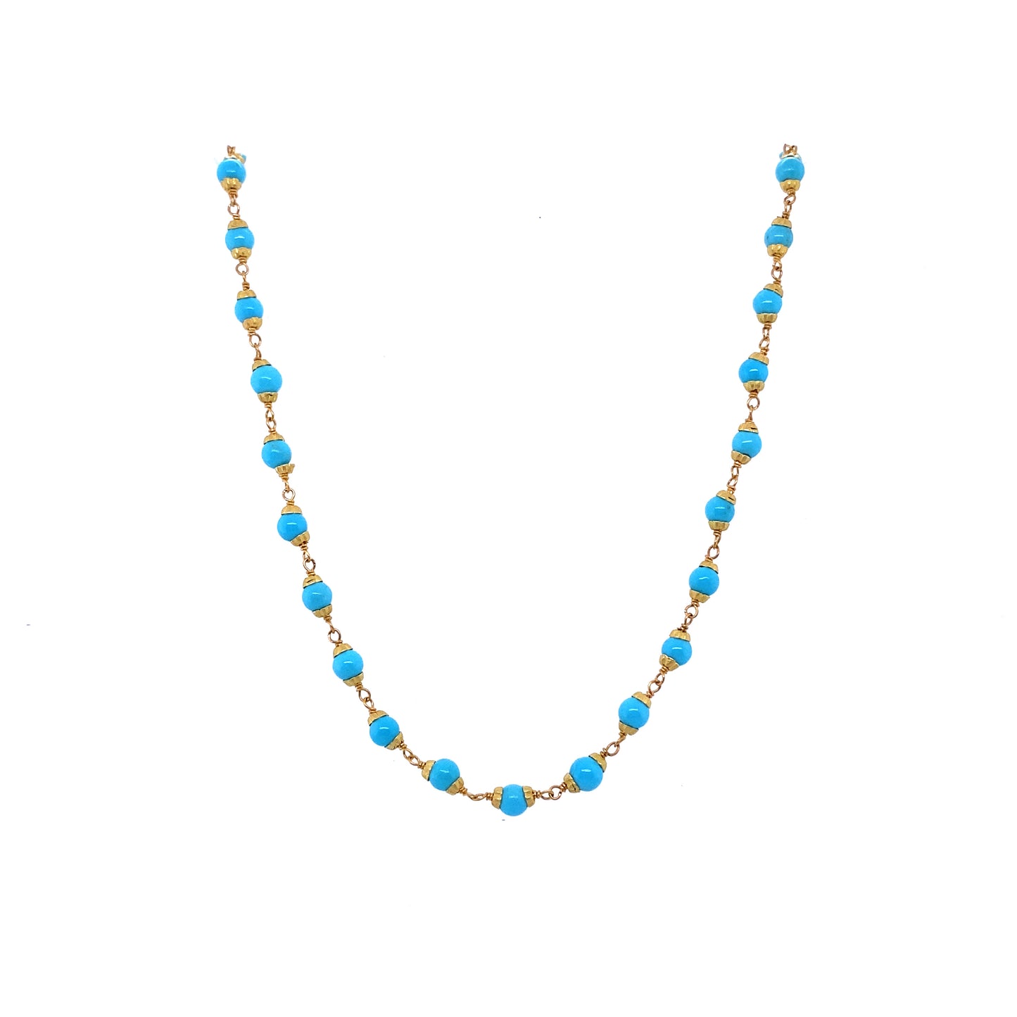 Gold & Turquoise Necklace