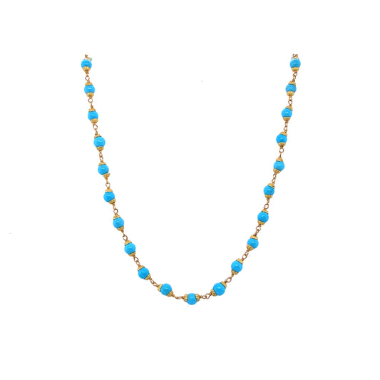 Turquoise Station Necklace