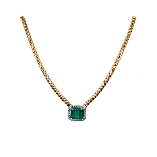 Gold & Emerald Necklace