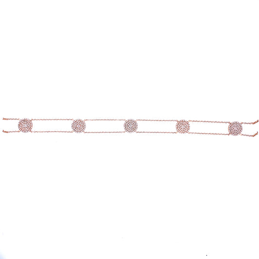 Diamond & Rose Gold Oval Choker