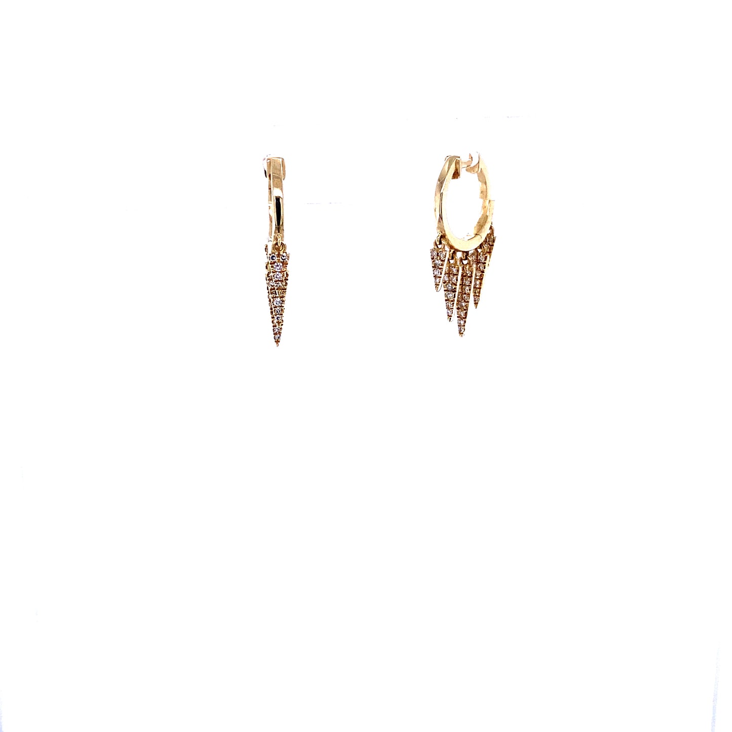 Gold & Diamond Dagga Earring